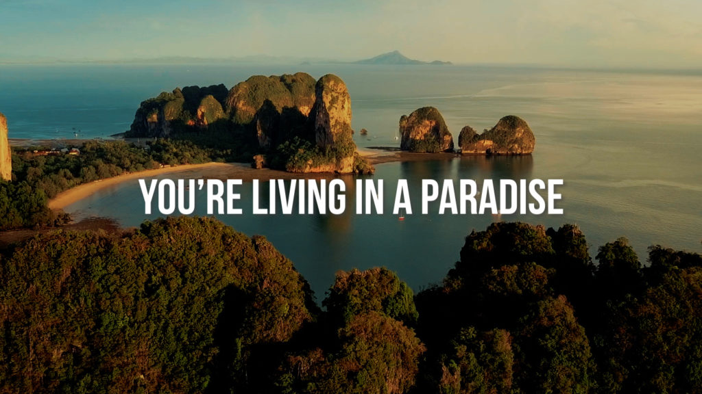 Winona Avenue Paradise lyric video thumbnail.