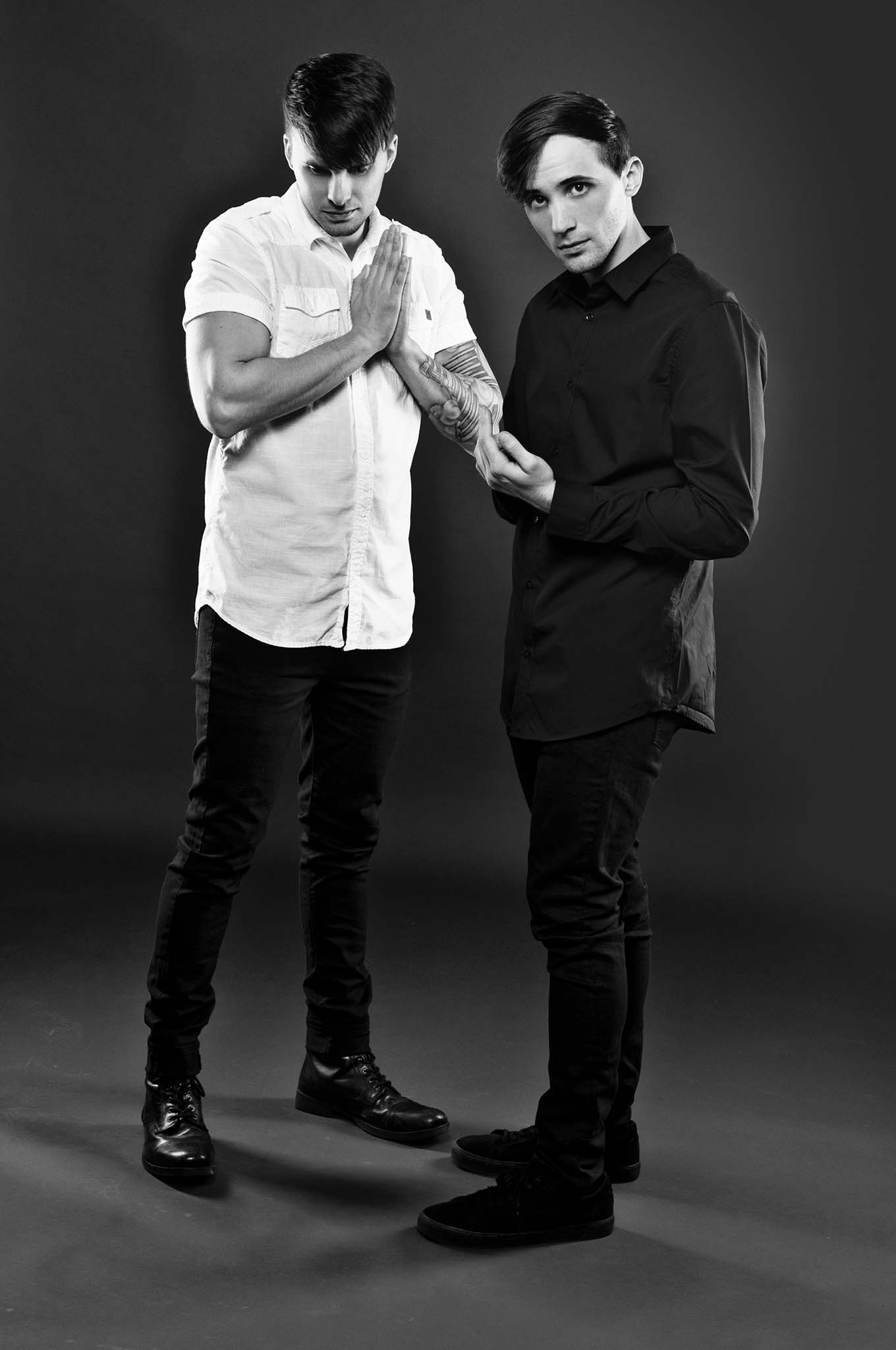 Winona Avenue black and white promotional picture.